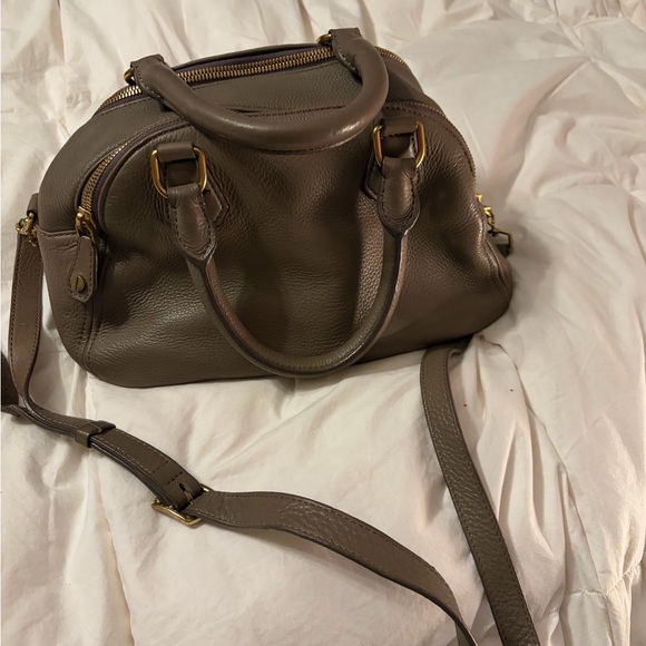 J. Crew Biennial Satchel in Warm Ash